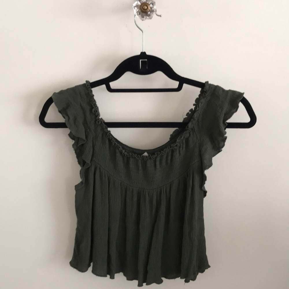 LA hearts Green Tank Top